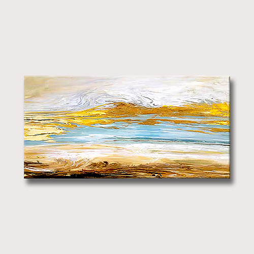 

Oil Painting Hand Painted Horizontal Abstract Modern Rolled Canvas (No Frame)