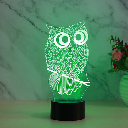 

3D Nightlight Color-Changing with USB Port Touch USB 1pc