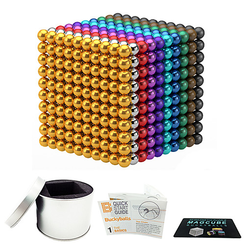 

216 pcs 3mm Магнитные игрушки Магнитные шарики Конструкторы Сильные магниты из редкоземельных металлов Неодимовый магнит Стресс и тревога помощи Товары для офиса Своими руками Детские / Взрослые