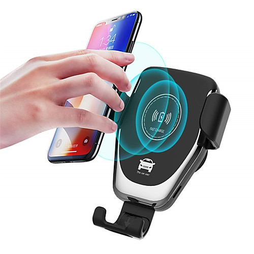 

Car Wireless Charger Gravity Linkage Design Fast Charge Mobile Holder with Cable