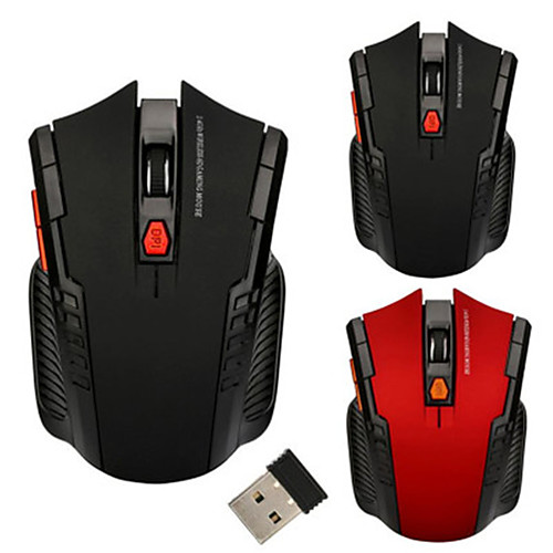 

LITBest b313 Wireless 2.4G Optical Gaming Mouse / Office Mouse 2000 dpi 3 Adjustable DPI Levels 4 pcs Keys