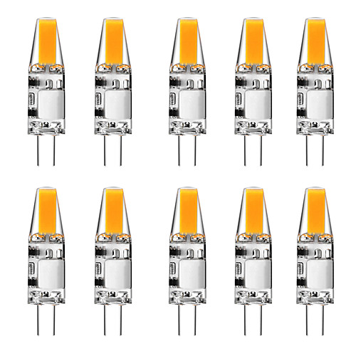

10pcs 3 W LED Bi-pin Lights 300 lm G4 T 1 LED Beads COB Warm White White 12 V