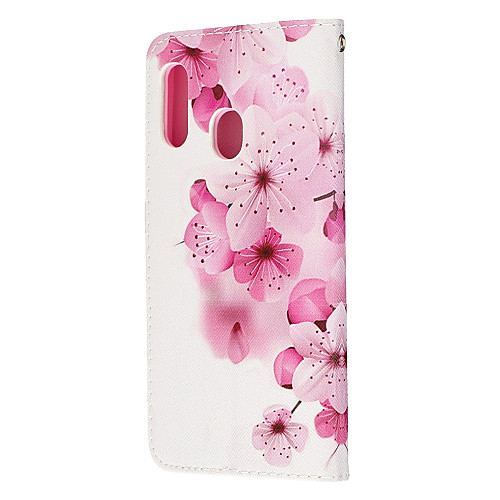 

Case For Samsung Galaxy A70(2019) / Galaxy A20E Wallet / Card Holder / with Stand Full Body Cases Peach Blossom PU Leather for A10(2019) / A20(2019) / A30(2019) / A40(2019) / A50(2019) / A70(2019)