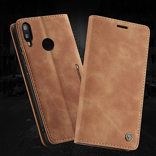 

Case For Huawei Honor 10 Lite / Huawei Honor 9 Lite Wallet / Card Holder / Shockproof Full Body Cases Solid Colored PU Leather
