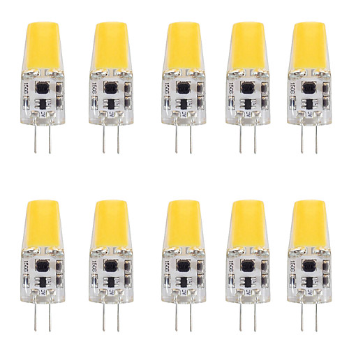 

10pcs 4 W LED Bi-pin Lights 400 lm G4 T 1 LED Beads COB Warm White White 12 V