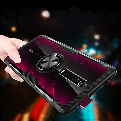 

Magnetic Ring Stand Silicone Case For Xiaomi Mi 9T Pro Mi 9T Mi CC9e Mi CC9 Case Shockproof Armor transparent Hard PC Back Cover TPU edge