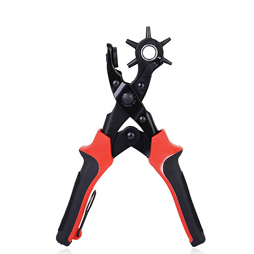 

leather belt eyelet hole punch pliers heavy duty band revolving puncher