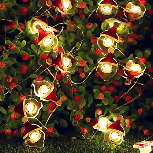 

2.5m String Lights Outdoor String Lights 20 LEDs 1 set Warm White Decorative 5 V