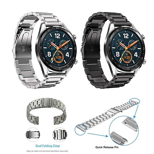 

Smart Watch Band for Huawei 1 pcs Classic Buckle Stainless Steel Replacement Wrist Strap for Huawei Watch GT
