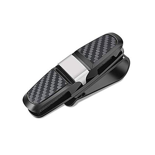 

Portable Auto Car Glasses Clip Card Clip Car Black Car Sunshade Sunglasses Holder