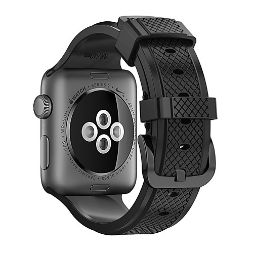 

Watch Band for Apple Watch Series 5/4/3/2/1 Apple Classic Buckle Silicone Wrist Strap