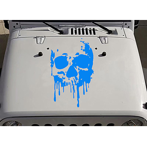 

Fashion Car Body DIY Waterproof Bloody Skulls Stylish Decal Stickers Set