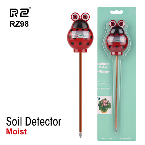 

RZ98 Soil Moisture PH Meter Humidity Detector Digital PH Meter Soil Monitor Hygrometer Gardening Plant Lignt Sunlight Tester