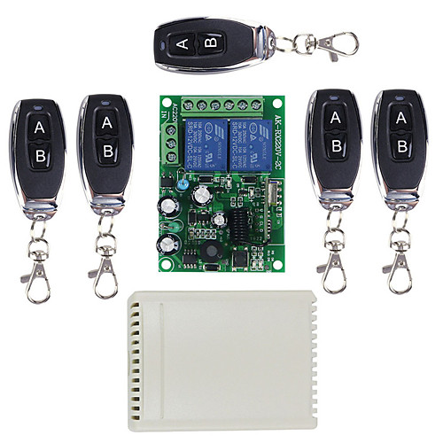 

Smart Switch AK-RX220-2CAK-J027(5PCS) for Daily / Living Room / Bedroom Remote Controlled / Multifunction / Easy to Install Remote Wireless 220 V / 85-265 V / 110-150 V