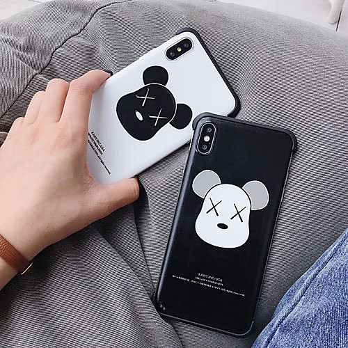 

Case For Apple iPhone XS / iPhone XR / iPhone XS Max Shockproof / Dustproof / Pattern Back Cover Animal / Cartoon PC