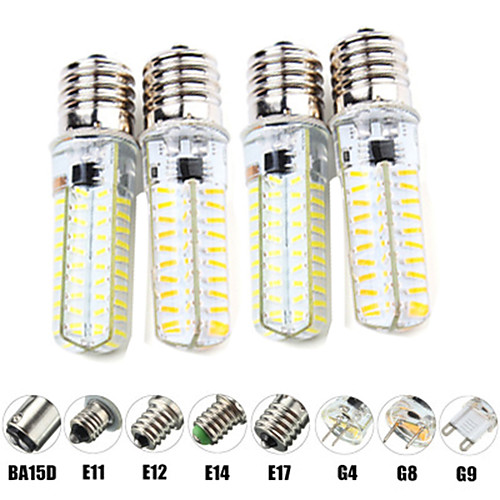 

4pcs 6 W LED Corn Lights LED Bi-pin Lights 600 lm E14 G9 G4 T 80 LED Beads SMD 2835 Dimmable Warm White White 220-240 V 110-120 V