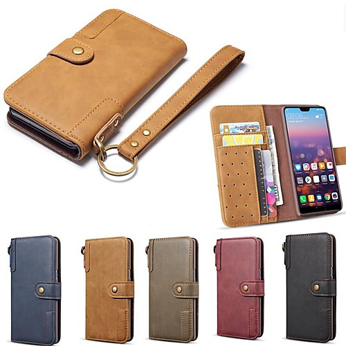 

Case For Samsung Galaxy Note 9 / Note 8 / Galaxy Note 10 Wallet / Card Holder / Shockproof Full Body Cases Solid Colored Genuine Leather Case For Samsung Galaxy Note 10 / Galaxy Note 10 Plus