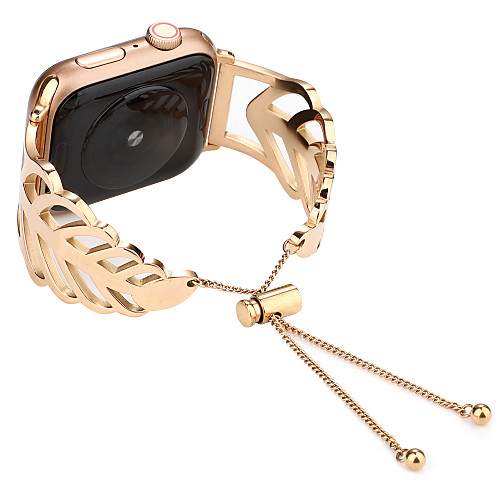 

Leaf Bracelet for Apple Watch Series 4 3 2 1 38/40mm 42/44mm Stainless Steel Band Wristwatch Belt