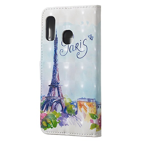 

Case For Samsung Galaxy A10(2019) / A20(2019) Wallet / Card Holder / with Stand Full Body Cases Iron Tower PU Leather for A30(2019) / A40(2019) / A50(2019) / A70(2019) / A7(2018)