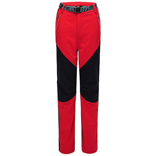 

Women's Hiking Pants Trousers Softshell Pants Patchwork Winter Outdoor Thermal Warm Waterproof Windproof Quick Dry Elastic Waist Pants / Trousers Bottoms Yellow Red Grey Orange Black Hunting Ski