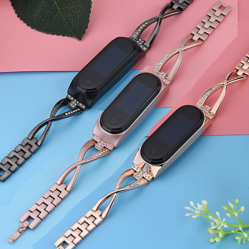 

Watch Band for Mi Band 3 / Xiaomi Band 4 Xiaomi Jewelry Design Stainless Steel Wrist Strap