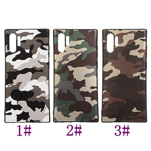 

Case For Samsung Galaxy Note 9 / Note 8 / Galaxy Note 10 Shockproof Back Cover Camouflage Color TPU Case For Samsung Galaxy Note 10 / Galaxy Note 10 Plus