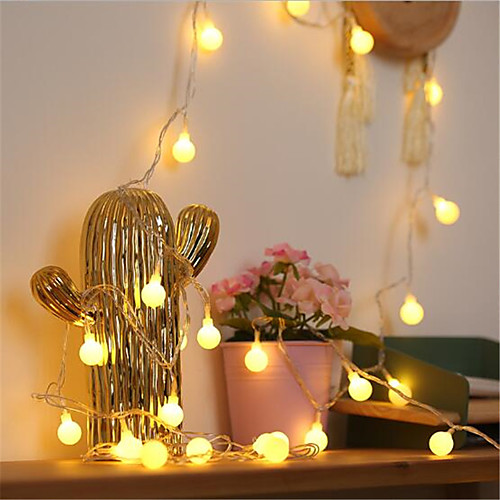 

3M Fairy Small Ball Wedding Xmas LED Holiday String Light Christmas Tree Party Decor Garland Battery Powered String Lamp