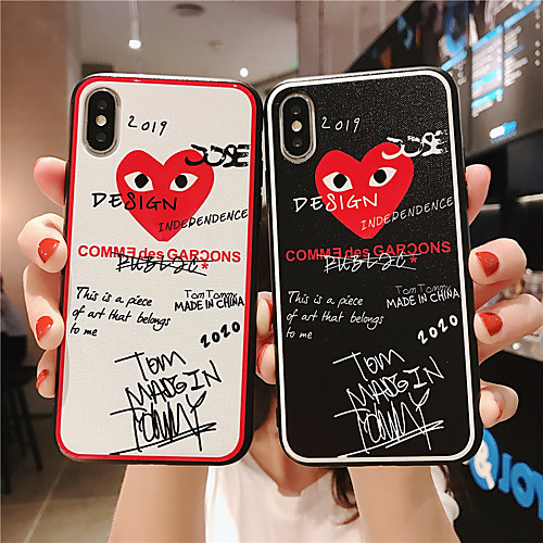 

Case For Apple iPhone XS / iPhone XR / iPhone XS Max Pattern Back Cover Tile / Word / Phrase / Heart TPU / PC for iPhone 6/7/8/6plus/7plus/8plus/X/XS/XR/XS MAX