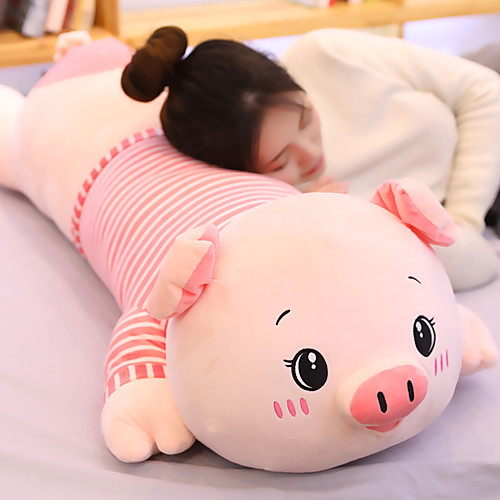 

Stuffed Animal Pillow Stuffed Animal Plush Toy Pig Animals Soft Large Size 65cm Imaginative Play, Stocking, Great Birthday Gifts Party Favor Supplies Girls' Kid's