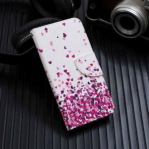 

Case For Samsung Galaxy Galaxy A7(2018) / Galaxy A10(2019) / Galaxy A30(2019) Wallet / Card Holder / with Stand Full Body Cases Heart PU Leather
