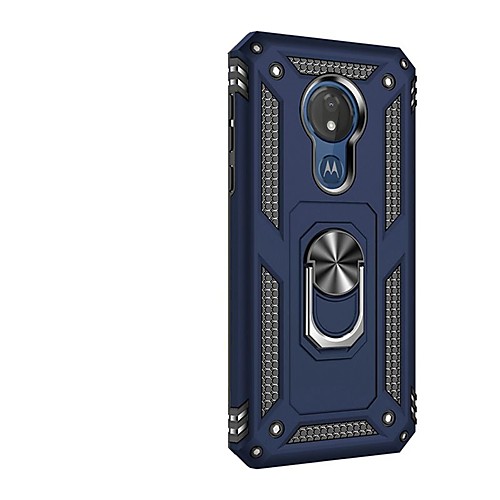 

Case For Motorola Moto G7 / Moto G7 Play / Moto G7 Power Shockproof / with Stand / Ring Holder Back Cover Armor TPU / PC