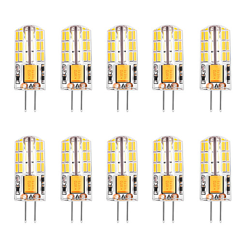 

10pcs 3 W LED Corn Lights LED Bi-pin Lights 300 lm G4 T 48 LED Beads SMD 4014 Warm White White 12 V