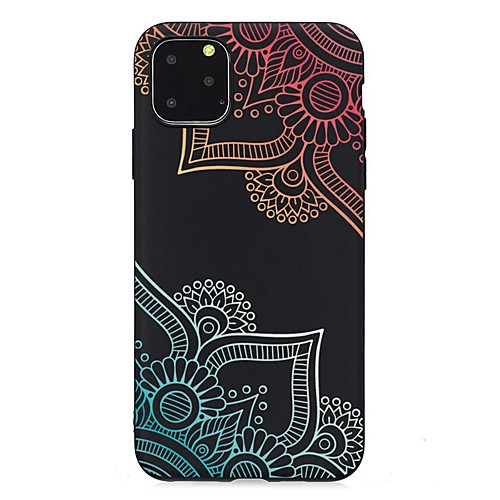 

Case For Apple iPhone 11 / iPhone 11 Pro / iPhone 11 Pro Max Ultra-thin / Frosted / Pattern Back Cover Flower TPU Soft