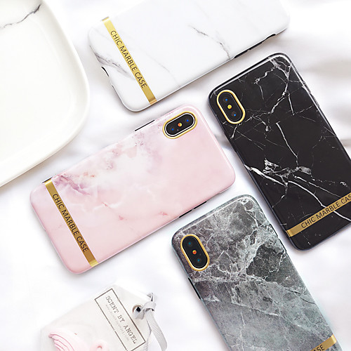 

Case For Apple iPhone XS / iPhone XR / iPhone XS Max Ultra-thin / Pattern Back Cover Marble TPU