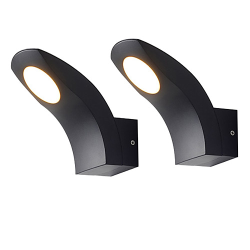 

Outdoor 2 pcs/lot LED10W Outdoor Wall Lights Waterproof Creative Decorative Warm White Wall Sconces for Courtyard Garden 220-240V 110-120V