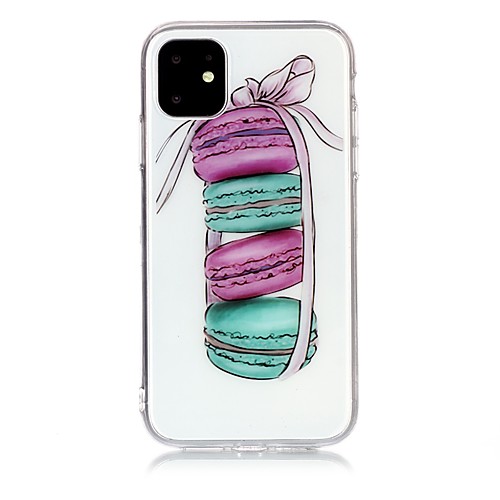 

Case For Apple iPhone 11 / iPhone 11 Pro / iPhone 11 Pro Max Ultra-thin / Transparent / Pattern Back Cover Food TPU
