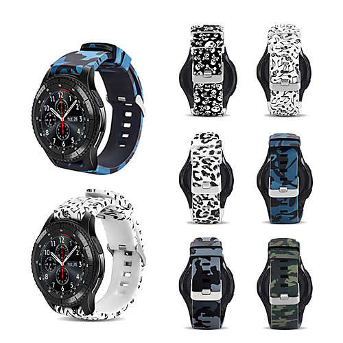 

Sport Silicone Watch Band Wrist Strap for Samsung Galaxy Watch 46mm / Gear S3 Classic / Frontier Bracelet Replaceable Wristband