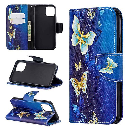

Case For Apple iPhone 11 / iPhone 11 Pro / iPhone 11 Pro Max Wallet / Card Holder / Flip Full Body Cases Butterfly PU Leather