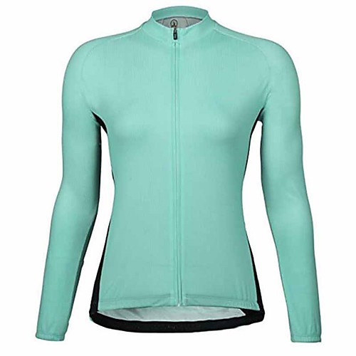 

21Grams Women's Long Sleeve Cycling Jersey Winter Fleece Spandex Polyester Pink Royal Blue Solid Color Bike Jersey Top Mountain Bike MTB Road Bike Cycling Thermal Warm UV Resistant Anatomic Design