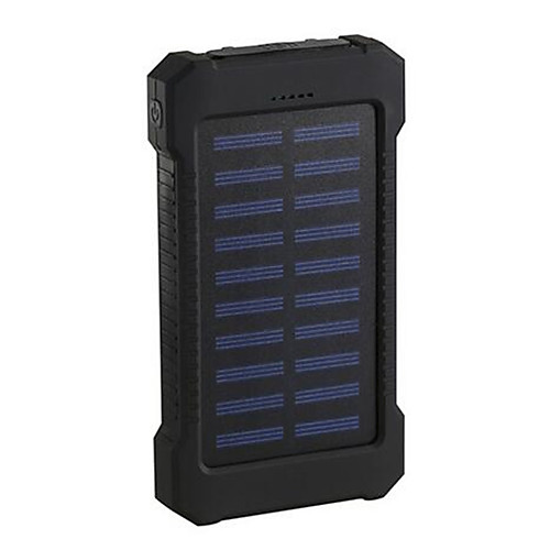 

2019 Solar Power Bank 10000mAh Double USB Solar Charger External Battery Portable Charger Bateria Externa Pack for Smart Phone
