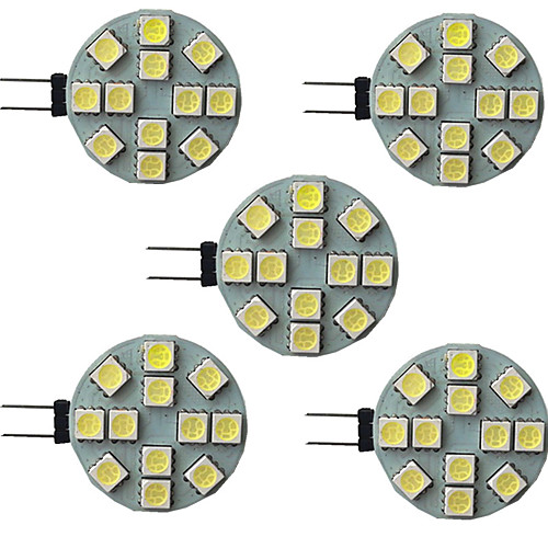 

1pc 2.5 W LED Bi-pin Lights 340 lm G4 12 LED Beads SMD 5730 9-30 V