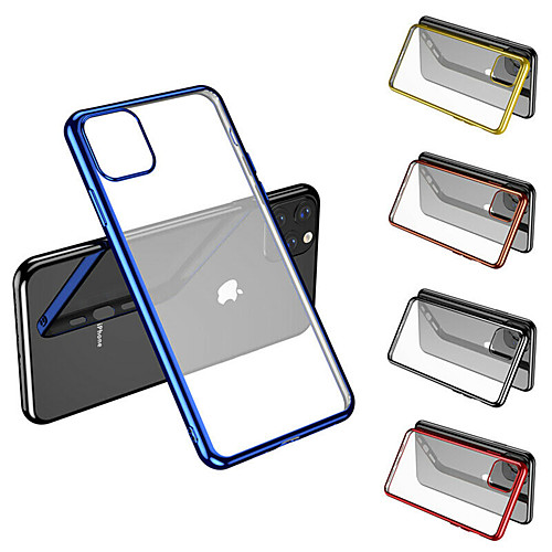 

Case For Apple iPhone 11 / iPhone 11 Pro / iPhone 11 Pro Max Plating Back Cover Solid Colored TPU