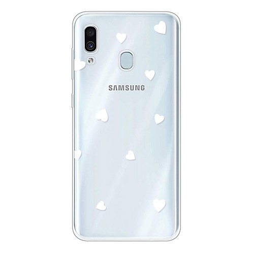 

Case For Samsung Galaxy A6 (2018) / Galaxy A7(2018) / Galaxy A10(2019) Ultra-thin / Transparent / Pattern Back Cover Heart TPU