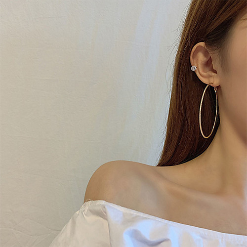 

Women's Earrings Classic Joy S925 Sterling Silver Earrings Jewelry Gold For Gift Daily Festival 1 Pair