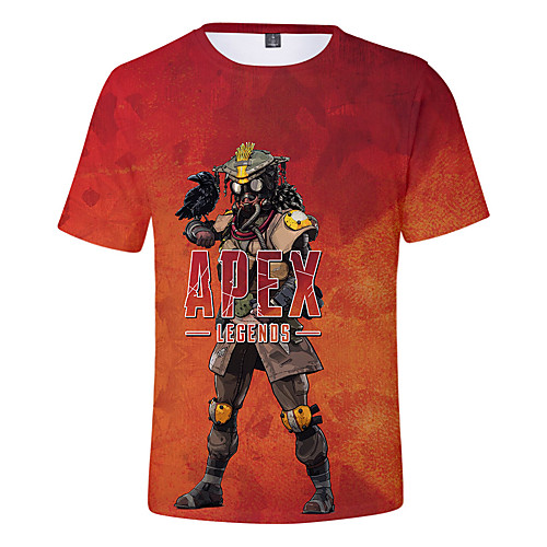 

Inspired by Apex Legends Cosplay Costume T-shirt Polyster Print Printing For Men's