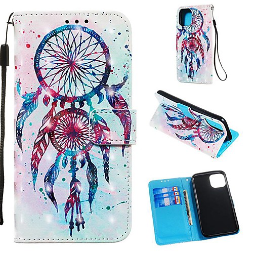 

Case For Apple iPhone 11 / iPhone 11 Pro / iPhone 11 Pro Max Wallet / Card Holder / Flip Full Body Cases Feathers PU Leather For iPhone XS/X/XR/XS Max/7/8 Plus/6/6s Plus