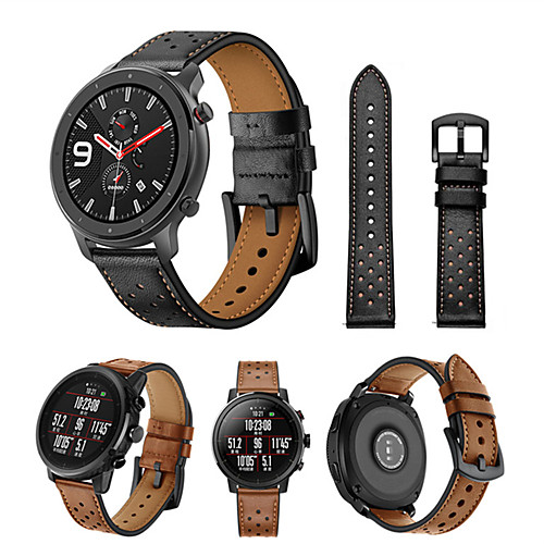 amazfit stratos 2 leather strap