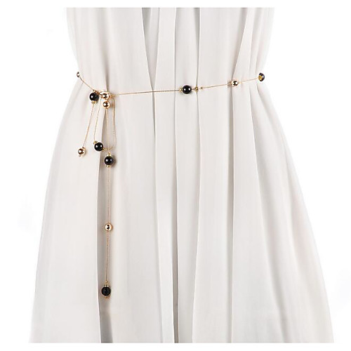 

Metalic Party / Evening Sash With Belt / Trim Women's Sashes