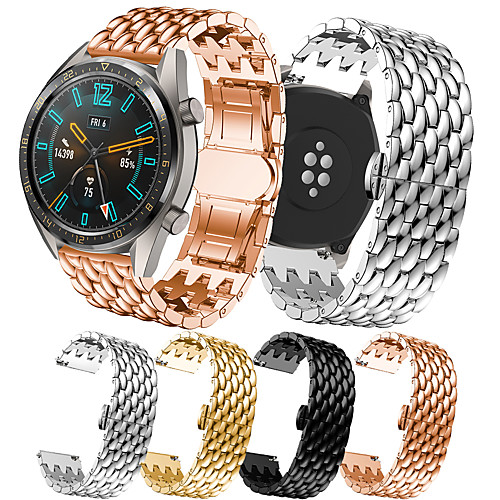 

Stainless Steel Band for Huawei Watch GT/GT2/Watch GT Active/Watch2 Pro/2 Classic/Honor Magic Metal Link Strap