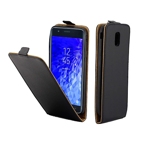

Case For Samsung Galaxy J7 (2017) / J5 (2017) / J3 (2017) Card Holder / Flip Full Body Cases Solid Colored PU Leather